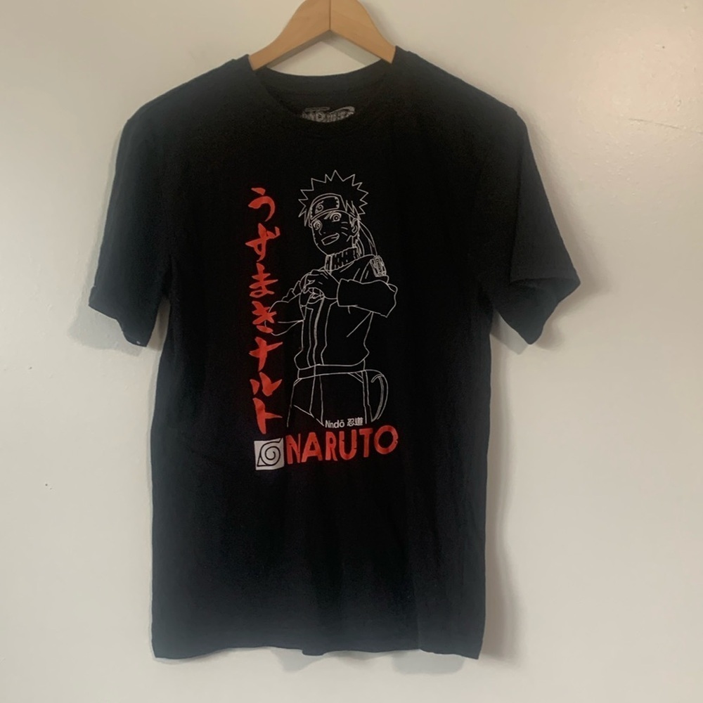 NARUTO SHIPPUDEN COLLECTION Masahi Kishimoto - 2007 Black T-Shirt Size S